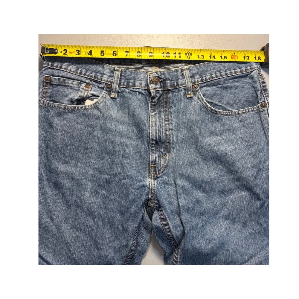 Levi's 559 Relaxed Straight Jeans Mens 36x30 Blue Denim Medium Wash Casual